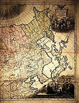 старинная географическая карта